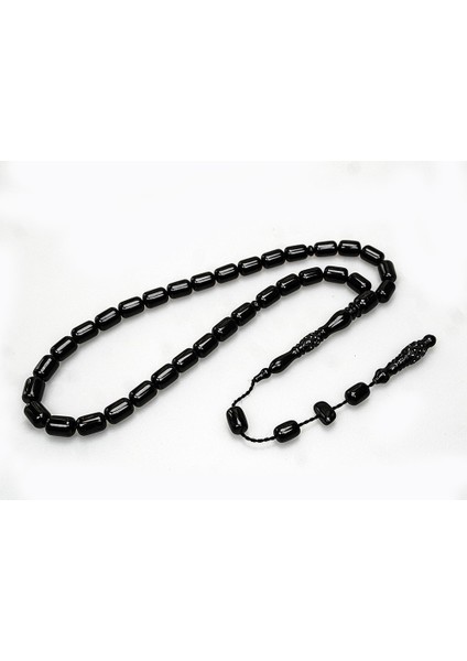 Oltu Taşı Oyma Imame Işleme Sade Tespih