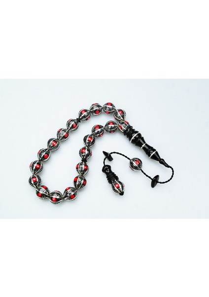 Oltu Taşı 100 Mikron Karpuz Dilimi Tespih