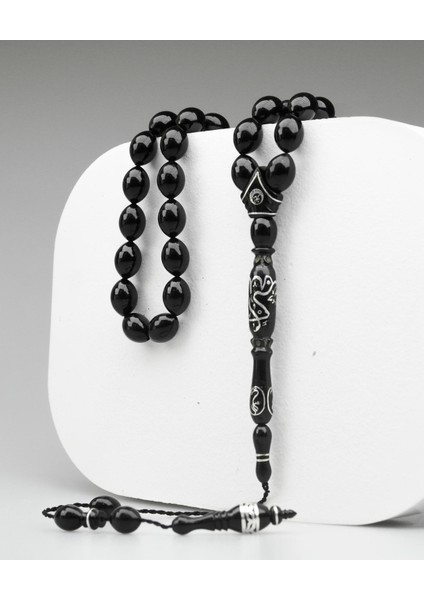 Oltu Taşı Özel Seri hat Işçilikli Imame Tespih fiyatları