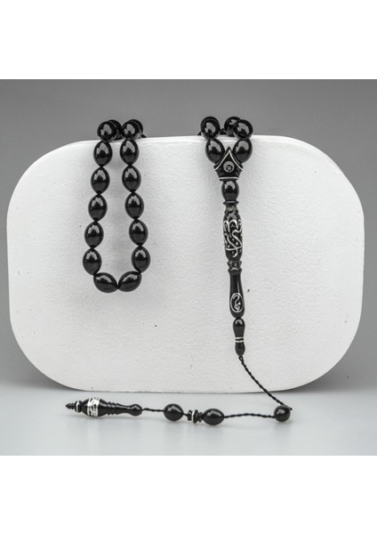 Oltu Taşı Özel Seri hat Işçilikli Imame Tespih modelleri