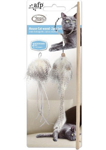 Classic Comfort - Peluş Fareli Olta 2 Li Drstr