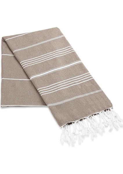 Summer Wind Soft &#37;100 Pamuk Peştemal 100X180 cm Kahve