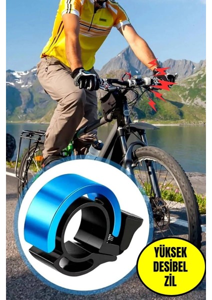 Ultra-Yüksek Sesli Alüminyum Alaşımlı Bisiklet Zili