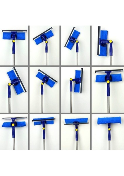 Mikrofiber Teleskopik Oynar Başlı Cam Temizleme Cihazı modelleri