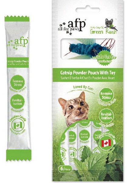 Green Rush-Oyuncaklı Catnip Toz 6 Lı Drstr