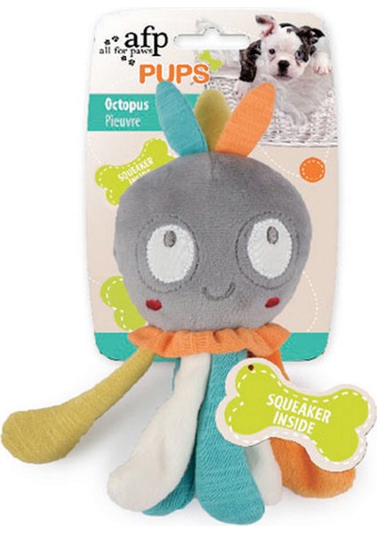 Pups - Octopus Peluş Ahtapot Yavru Köpek Oyun. Drstr