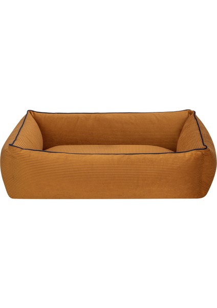 Golf Kedi ve Köpek Yatağı Hardal W Parliament Mavi Biye S 75X60CM Drstr