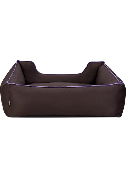 Alpha Köpek Yatağı Kahverengi W Mor Biye L 105X85CM Drstr modelleri
