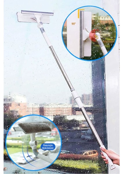 3'lü Cam Temizlik Seti: Silgi, Mop ve Oynar Başlıklı Temizlik Aleti fiyatları