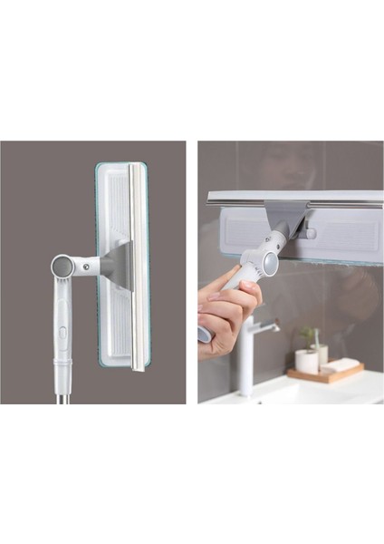 3'lü Cam Temizlik Seti: Silgi, Mop ve Oynar Başlıklı Temizlik Aleti indirimleri