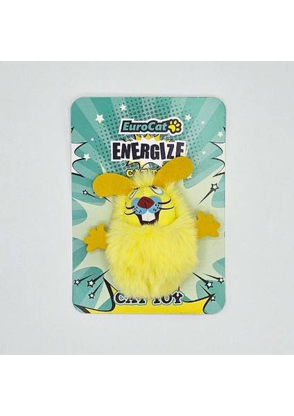 Kedi Oyuncağı Sarı Tüylü Fare Drstr