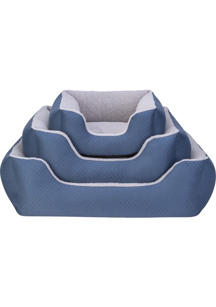 Echo Köpek Yatağı Mavi/gri Peluş L 105X80CM Drstr