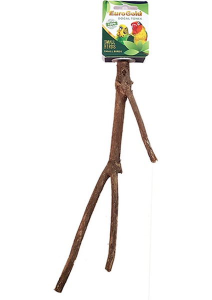 Muhabbet - Parakeet Kuşları Için Doğal Ahşap Tünek 25 cm Drstr