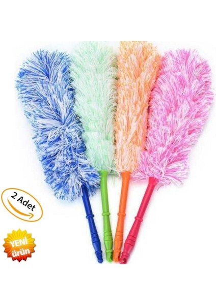 Manyetik mikrofiber toz alma püskülü, bükülebilir ve pratik kullanım, 2 adet