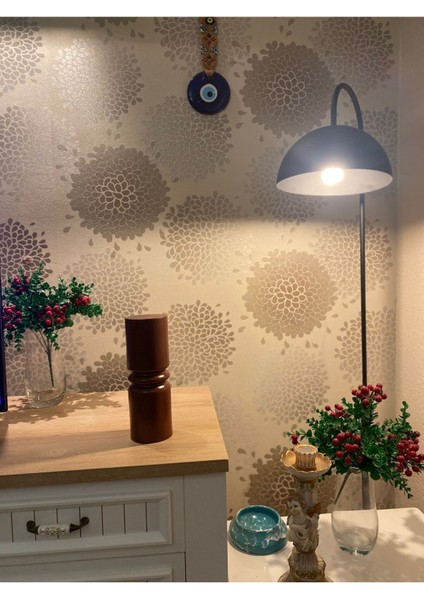 Pillar Seramik Vazo - Dekoratif Ev Aksesuarı - Kahve - 26CM * 9cm fırsatları