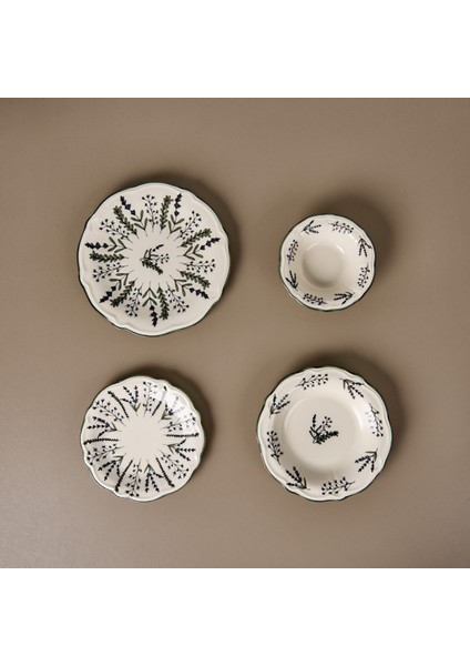 Kitchen Fragile 24 Parça Yemek Takımı - Renkli