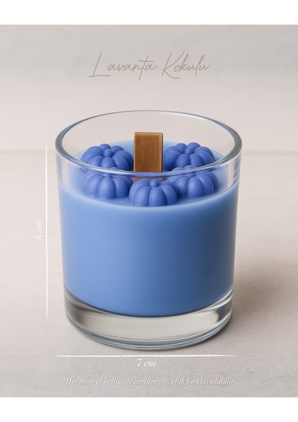 El Yapımı Soya Wax Mum Seti - Lavanta ve Gül Kokulu 4’lü Doğal Mum Seti - Bal Kabağı Desenli ve Baharat Süslemeli Cam Kavanozlar fırsatları