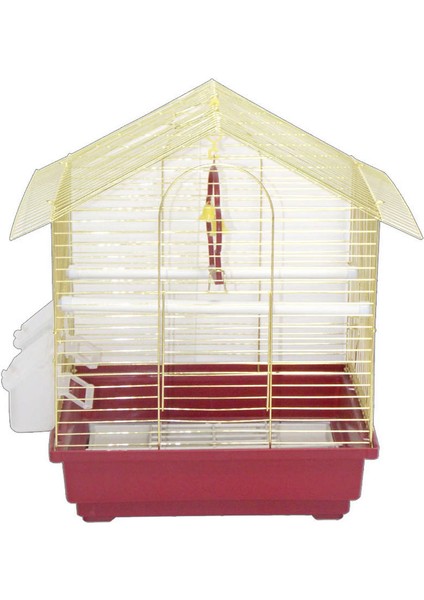 Iki Kapılı Çatılı Muh.kafes Pirinç 30X23X39 Drstr