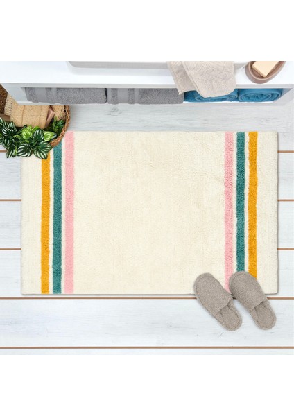 Soft Sofia Banyo Paspası - Beyaz - 60X100 cm