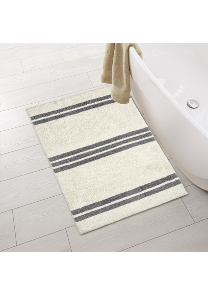 Soft Lucia Banyo Paspası - Beyaz - 60X100 cm