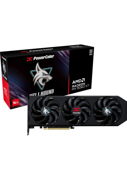 Hellhound RX9060XT 16GB (RX9060XT 16G-L/OC) Ekran Kartı
