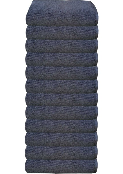 12LI Paket Boya Tutmayan Mikrofiber El Yüz Spor Kuaför Havlusu 50X90 cm
