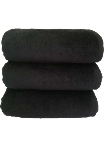 3 Lü Paket Boya Tutmayan Mikrofiber El Yüz Spor Kuaför Havlusu 50X90 cm