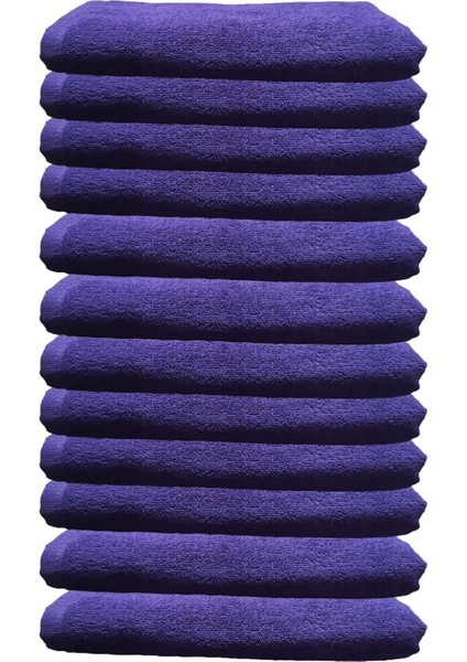 12LI Paket Boya Tutmayan Mikrofiber El Yüz Spor Kuaför Havlusu 50X90 cm