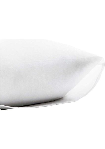 2 Li Sıvı Geçirmez Yastık Alezi Pamuklu Kapaklı 50X70+20