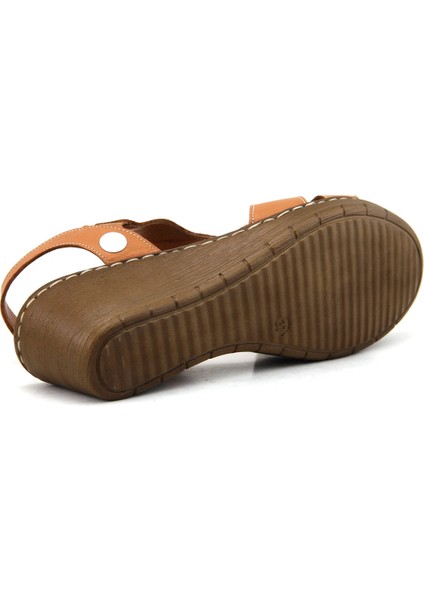D23YS-1055 Deri Comfort Kadın Sandalet fırsatları