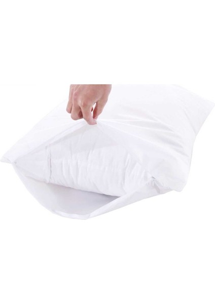 2 Li Sıvı Geçirmez Yastık Alezi Pamuklu Fermuarlı 50X70 fiyatları