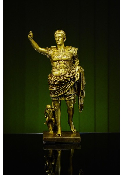 Özel Tasarım Roma Imparatorluğu Kurucusu Augustus Heykel Biblo