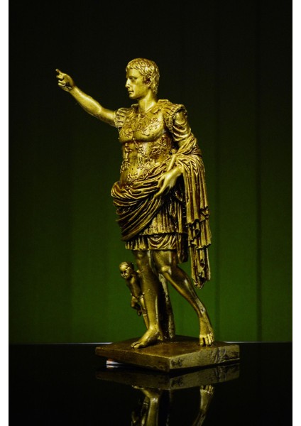 Özel Tasarım Roma Imparatorluğu Kurucusu Augustus Heykel Biblo modelleri