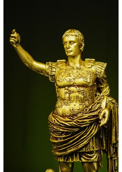 Özel Tasarım Roma Imparatorluğu Kurucusu Augustus Heykel Biblo indirimleri