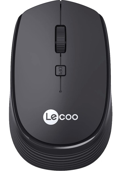 Lenovo Lecoo WS202 1600 Dpı 4 Tuşlu Siyah Kablosuz Mouse
