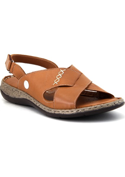 D23YS-1085 Deri Comfort Kadın Sandalet