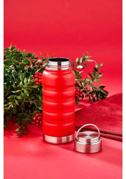 400 ml Kırmızı Paslanmaz Çelik Termos – Su, Meşrubat, Çay Için | Kamp, Okul, Piknik, Servis & Ikram fiyatları