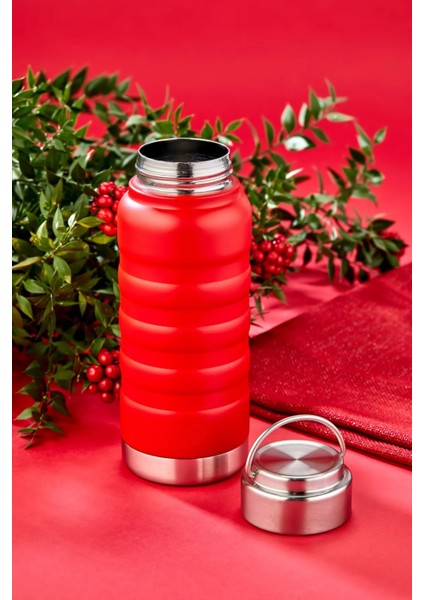 400 ml Kırmızı Paslanmaz Çelik Termos – Su, Meşrubat, Çay Için | Kamp, Okul, Piknik, Servis & Ikram indirimleri