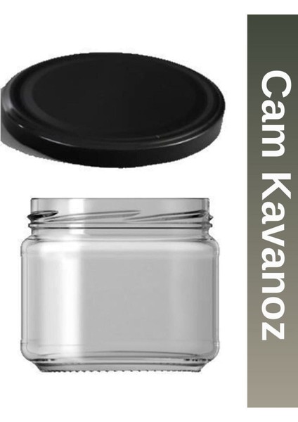300 ml şeffaf cam kavanoz seti, 10 adet, hijyenik ve dayanıklı kullanım sağlar.