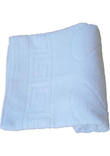 2 Li Ayak Izli Banyo Paspas 100 Pamuklu Ayak Havlusu 50X70 cm