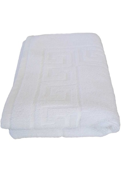 2 Li Ayak Izli Banyo Paspas 100 Pamuklu Ayak Havlusu 50X70 cm