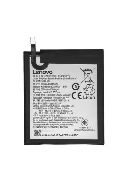 Lenovo Vibe K6 K33A48 BL267 Batarya Pil
