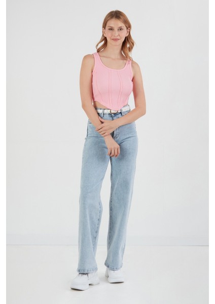 Fitilli Dikişli Crop Body fırsatları