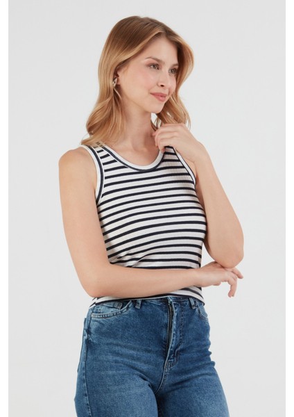 Çizgili Halter Yaka Body modelleri
