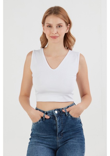 Basic V Yaka Crop Body