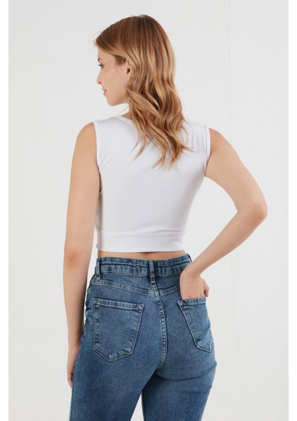 Basic V Yaka Crop Body fiyatları