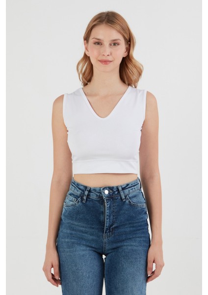 Basic V Yaka Crop Body