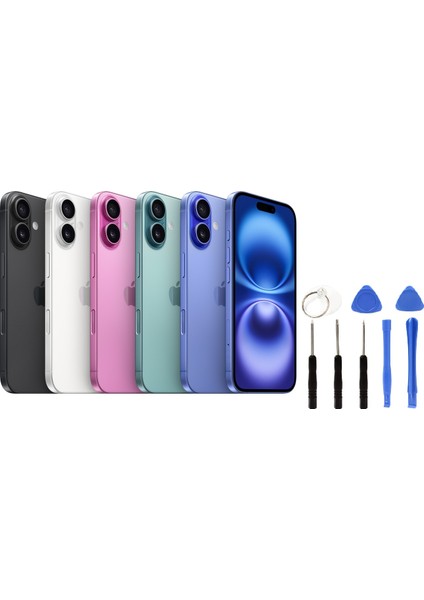 Apple Iphone 16 Arka Kapak +B7000 Yapıştırıcı+Tamir Seti