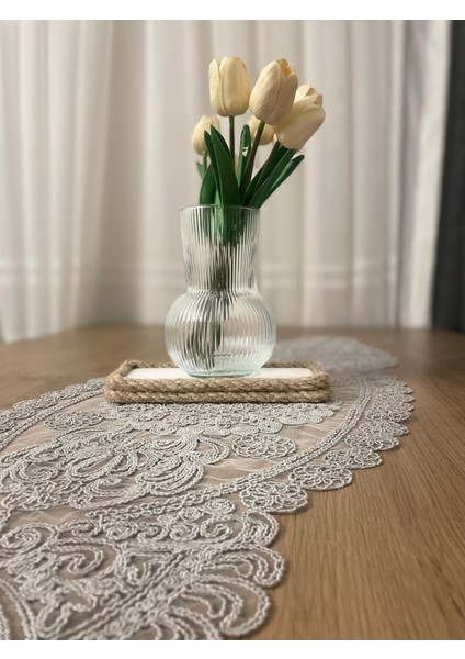 Rustik Hasır Detaylı Mdf Dekoratif Altlık – El Yapımı – Doğal Jüt Kenarlı 20X8 cm fırsatları