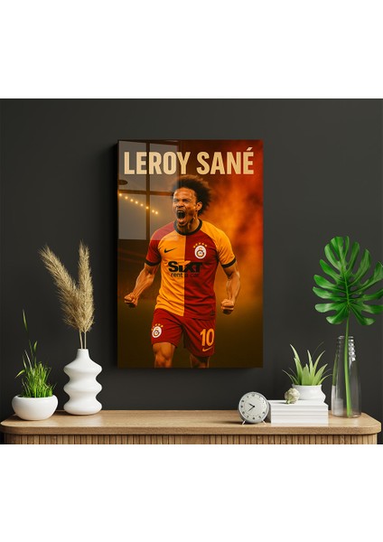 Metal Poster Galatasaray Leroy Sané - Dekoratif Metal Poster - Hediyelik Çerçevesiz Tablo fırsatları
